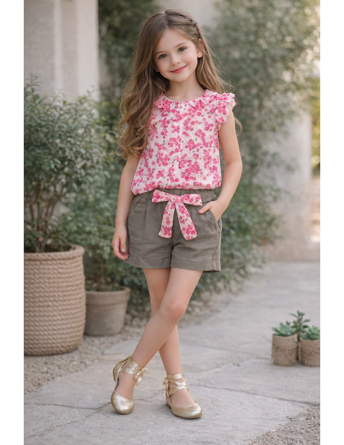 CONJUNTO NIÑA ALMA PETIT FLORES