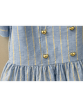 VESTIDO NIÑA DIVERCHIC RAYAS