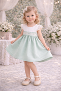 VESTIDO VERDE AGUA